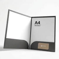 Carpeta Corporativa de Lujo, Personalizada con Logotipo, Tamaño A4, Estampado Dorado, Venta al Por Mayor de Fábrica Original, Duradera, para Reuniones