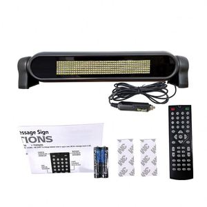 12V LED hiển thị cửa sổ phía sau <span class=keywords><strong>d</strong></span>ấu hiệu xe di chuyển tin nhắn Màu Đỏ bảng màn hình với điều khiển từ xa xì gà nhẹ hơn cho chiếu sáng quảng cáo - Product Image 5