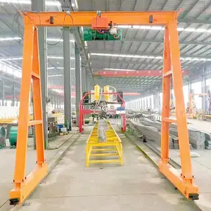 Giàn cẩu giá nhỏ Mini Di động khung di động thiết kế cung cấp Khung gầm 3 tấn cẩu 1.5ton 2ton 3ton 20 Meter span 500