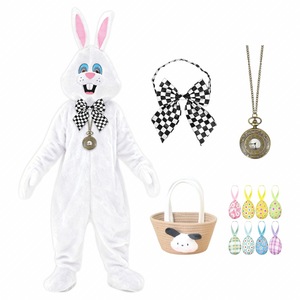 Jiedi Children's Easter Bunny Costume Unisex Animal Mascot Role <b>Play</b> Cosplay Costume For Kindergarten Stage Performance - Product Image 2