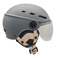 Casque de vélo/scooter électrique à coque en ABS style requin pour hommes avec éclairage à deux roues certifié CE résistant aux chocs pour la conduite