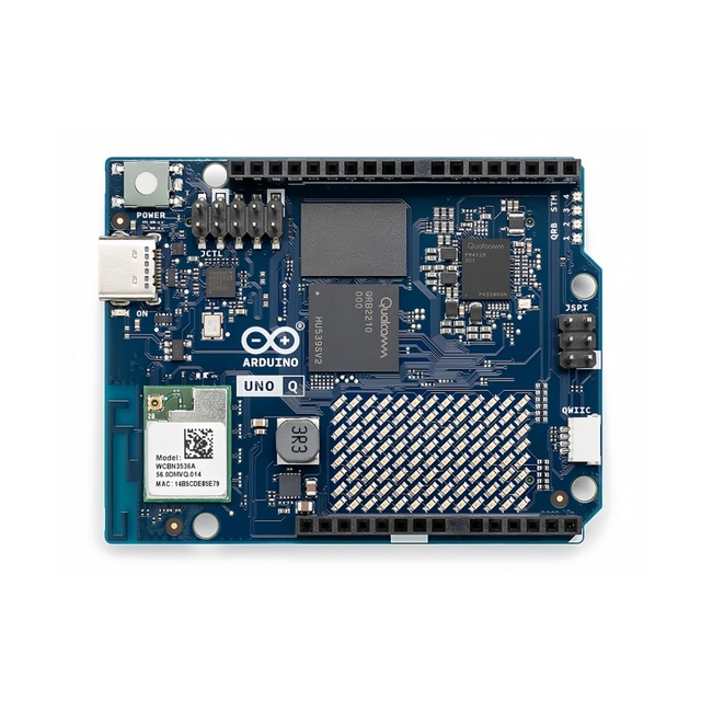 Arduino UNO Q 2GB/4GB RAM 16GB/32GB eMMC SBC Qualcomm QRB2210 STM32U585 Linux Debian Edge AI IoT Robotics Development Board