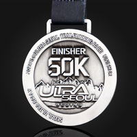 Médaille en alliage de zinc personnalisée professionnelle pour usine, récompense sportive de marathon, trophée de football, médaille d'or