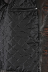 Paneles de Cuero Personalizados para Chaqueta de Hombre, 100% Cuero Genuino Negro con Acabado Bronceado, Grosor y Colores Personalizables, Marca Privada, Suministro OEM - Product Image 5