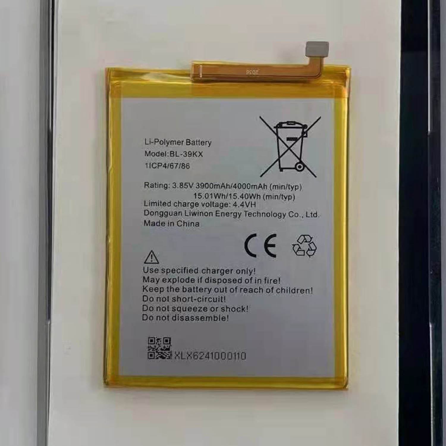 6000mah BL-58BX X680 Mobile Phone Battery for Infinix Hot Play