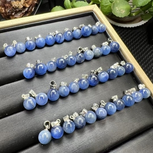 Venta al por mayor Lan <span class=keywords><strong>Jing</strong></span> S925 Conjunto de plata con colgantes de cuentas redondas de cristal Pequeña piedra redonda Cuenta Suncatcher - Product Image 5