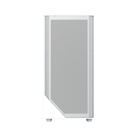 White High Airflow Mesh Front Panel Aluminum Alloy Mid-Tower Gaming PC Case Custom Logo Side Panel Window Fast Detach Side Panel
