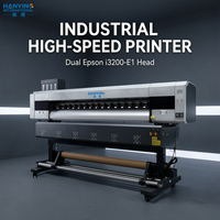 Nueva Impresora de Formato Ancho HY-1602 de Alta Calidad, 1.6m, Eco Solvente, Totalmente Automática, 2 Cabezales I3200, para Impresión de Banners Flexibles y Adhesivos