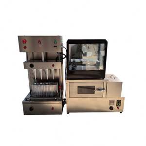 Machine automatique à 4 moules pour la fabrication de cornets de pizza croustillants, de cornets de glace, de gaufrettes, de coupes à sucre, de rouleaux d'œufs et de cornets de gaufres - Product Image 4