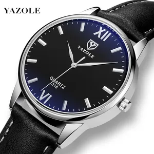 YAZOLE D jam tangan 318 pria, arloji Quartz bisnis terkenal mewah 2023 untuk lelaki