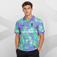 Maillots de football rétro personnalisés HOSTARON, respirants, en polyester, sublimation, version joueur, t-shirts de football