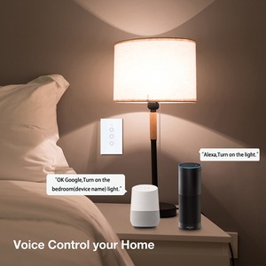 SLS Tuya用WiFi RFスマートリモートコントロールタッチライトスイッチ<span class=keywords><strong>3</strong></span>ギャング10A 240Vオーストラリア米国ガラスパネル防水中性線なし - Product Image 2