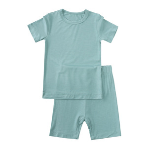 Été Toddler Enfants Garçons Filles Garçon Pyjama Coréen Costume Vêtements de nuit Bambou Homewear <span class=keywords><strong>Jogging</strong></span> Vêtements Bébé Pyjama <span class=keywords><strong>Ensemble</strong></span> - Product Image 5