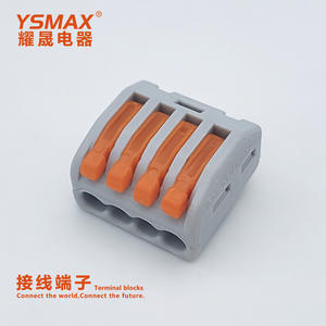 Bloc de bornes YSMAX à ressort, 3 pôles, 0,05-2,5 mm, une entrée, une sortie, connexion pour ingénierie électrique - Product Image 4