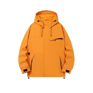 Windproof Waterproof Lightweight Outdoor Work Jacket With Inner Liner Unisex Winter Solid Color Contrast KV-611D - Product Image 2