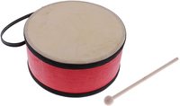 Gelsonlab HS-HD10-4 Instrument de Musique à Percussion Rythme Bande Indien Tambour avec Maillets