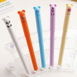 Bolígrafos de Gel con Diseño de Animales de Dibujos Animados y Logotipo Personalizado, 0.5 mm, Lindos Bolígrafos Borrables de Osos, Pandas y Alpacas, Papelería para Estudiantes, Oficina y Escuela, Venta al por Mayor - Product Image 2