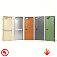 Conjunto de Puerta Cortafuego con Marco de Acero Soldado Desmontable, Certificado por UL, para Instalación en Torres de Apartamentos de Gran Altura