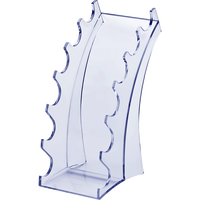 KEJEA Fabrication Organisateur de bureau en plastique transparent avec porte-stylo pour la fourniture en gros de magasin de papeterie