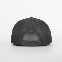Cappellino da Baseball in Rete Topo Designs Grigio Arancione Unisex Traspirante Primavera Estate in Cotone con Logo Ricamato Personalizzato