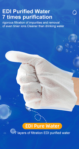 Gants de toilettage pour animaux de compagnie OEM/ODM personnalisés avec marque privée, lingettes humides pour chiens et chats, éliminent la saleté et les odeurs, vente en gros en vrac auprès du fabricant - Product Image 2