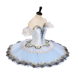 Trẻ em chuyên nghiệp của <span class=keywords><strong>Ballet</strong></span> tutu chim màu xanh biến thể cho cuộc thi khiêu vũ và trang phục biểu diễn sân khấu - Product Image 2