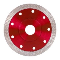 Disque diamanté turbo pour meuleuse d'angle, pour la découpe de granit, marbre, carrelage en porcelaine et céramique, 105mm/115mm/125mm