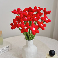 CHIQUE Ins Style Accessoires de bouquet en peluche douce, décorations de studio photo, fausses fleurs, jouets, grandes plantes en pot pour présentation
