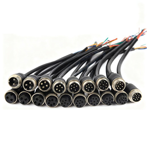 GX16 2-10-poliger Luftfahrtstecker, männlich/weiblich, Frontmontage, Metallbuchse, Lötanschluss, elektronischer Kabelbaum - Product Image 1