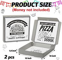 Carton ondulé sur mesure 5 7 8 9 10 12 16 20 24 28 32 pouces Boîte à pizza de marque Boîte de papier d'emballage de pizza blanche pour aliments