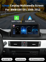 Autoradio avec écran de 10,25 pouces, système Linux, écran Carplay, WIFI, BT, GPS, multimédia pour BMW E90 E91 2006-2012