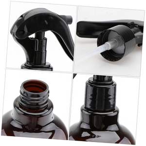 Venta al por Mayor de Botellas de Plástico Reciclables de 100ml, 200ml, 250ml y 500ml, Blancas, Negras y Ámbar, con Pulverizador, para Tónico Cosmético y Perfume - Product Image 3