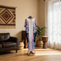 Nouvelle robe élégante pour femmes musulmanes africaines, imprimé décontracté ample et tendance, taille plus