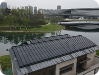 Tuiles solaires en tellurure de cadmium de 30 W avec technologie BIPV pour la production d'énergie par temps faiblement ensoleillé et nuageux