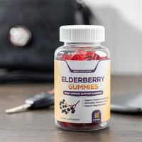 Gummies de Sureau en Gros pour la Nutrition Cérébrale et le Soutien du Système Immunitaire à base de Vitamine C
