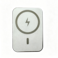 Chargeur de voiture magnétique sans fil 15W ABS ultra-plat 8mm avec support de téléphone pour grille d'aération, réglable à 360°, Type C, rétractable pour une utilisation pratique en conduite