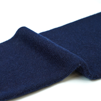 AiNear Vente en gros de logo personnalisé Oem & Odm Pull à manches longues en laine tricotée unie pour hommes bleu marine