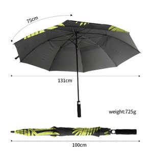 Oversized 62 Inch Paraguas Ventilated Canopy Golf <b>Umbrella</b> Engineered to Withstand Strong Wind Gusts Premium Golf <b>Umbrella</b> - Product Image 6