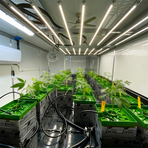 HDPE Insulated Shipping Container <b>Greenhouse</b> Smart Aeroponic Irrigation Full Spectrum LED Plant Growing System - Product Image 6