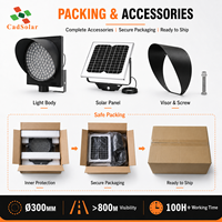 Luz LED de advertencia Solar, luz amarilla intermitente, ámbar, intermitente de tráfico
