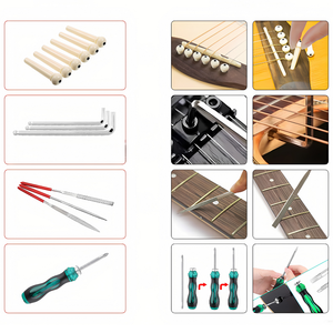 Kit de Herramientas Profesional de 23 Piezas de Acero Inoxidable para <span class=keywords><strong>Luthier</strong></span>, para Reparación y Mantenimiento de Instrumentos de Cuerda - Product Image 3