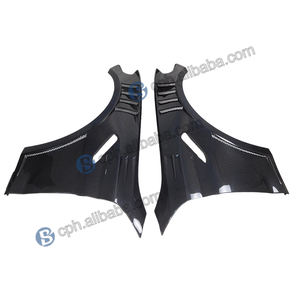 BENSNEES Aile avant latérale personnalisée en fibre de carbone noire pour BMW Série 5 F90 M5 – Amélioration de l'aile avec évents en fibre de carbone - Product Image 3