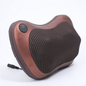 Neck Massage Pillow Rose Gold USB Rechargeable Heating Mechanical Massage For Neck Waist Back - Product Image 2