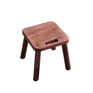 Solid Wood <b>Stool</b> Multi Functional Home Living Room Chair <b>Portable</b> Foldable Wooden Bench Seat For Children Adults Elderly - Product Image 5