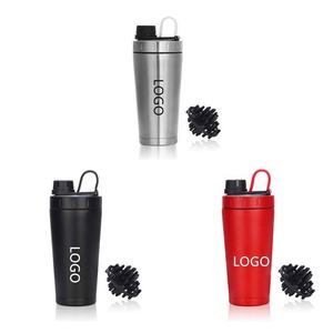 20oz Double Wall Leakproof Insulated Stainless Steel Shaker <strong>Bottle</strong> for Protein Mixes Kids <strong>Bottle</strong> Water - Product Image 4