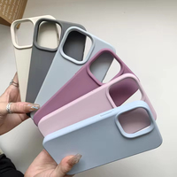 Coque de Luxe en Silicone Liquide TPU avec Protection Caméra pour iPhone 15 14 13 Pro Max, Compatible iPhone 11 12 Pro Max X XR 14 Plus et XS