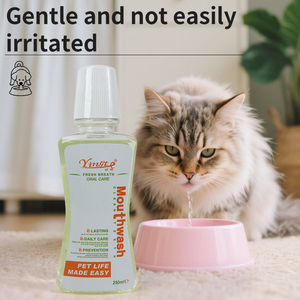 Enjuague bucal para mascotas, agua Dental para <span class=keywords><strong>perros</strong></span> y gatos, lavado bucal para mascotas, mantiene los dientes y encías saludables, Limpieza de dientes - Product Image 4