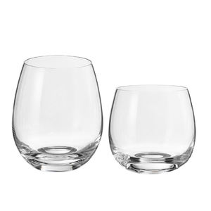 Samyo - Vasos de Agua de Cristal Soplado a Mano al por Mayor, Base Pesada, Transparentes, Vasos Personalizados para Fiestas, Bares, Restaurantes y Hoteles - Product Image 2