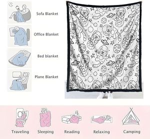Couverture à colorier soi-même - C'est un cadeau créatif et personnalisé pour la famille et les amis, idéal pour une décoration chaleureuse de la maison - Product Image 6