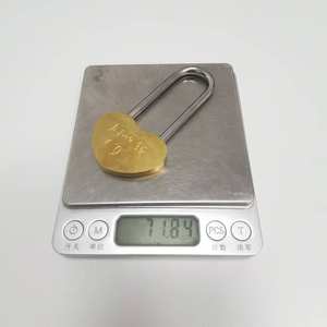 2025 nuevo estilo de alta calidad pequeño candado decorativo en forma de corazón San Valentín Navidad boda amor candados - Product Image 2